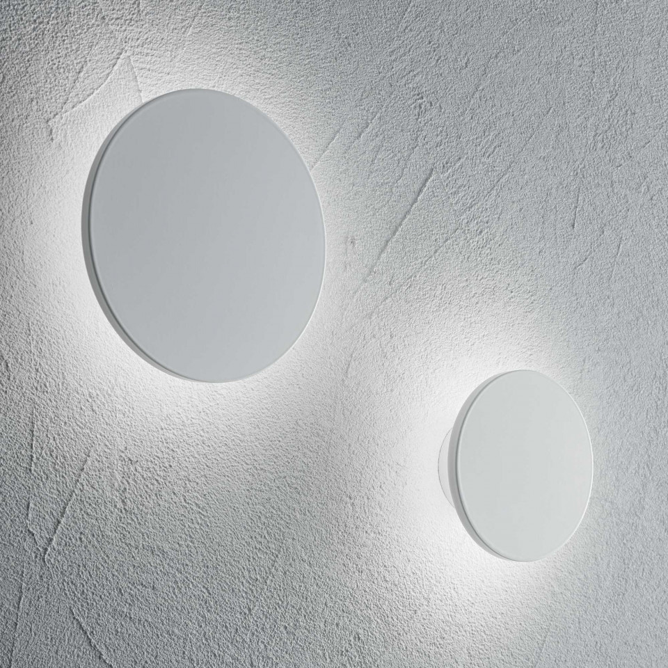 Aplica LED Cover 195704, 9.5W, 950lm, lumina calda, alba, IP20, Ideal Lux