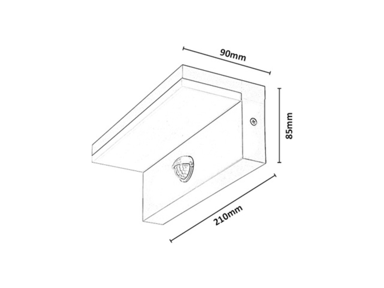 Aplica LED exterior Zaragoza, 9W, 830 lm, lumina calda/neutra/rece, IP54, gri-bej, Rabalux - Imagine 6