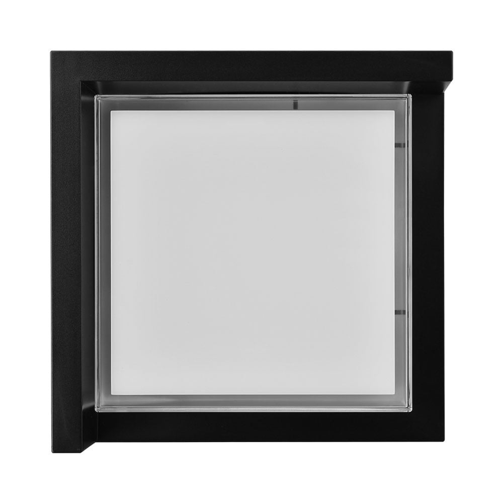 Aplica LED pentru exterior patrata, 15W, 1450lm, lumina calda (3000K), neagra, alba, Braytron - 3 | YEO