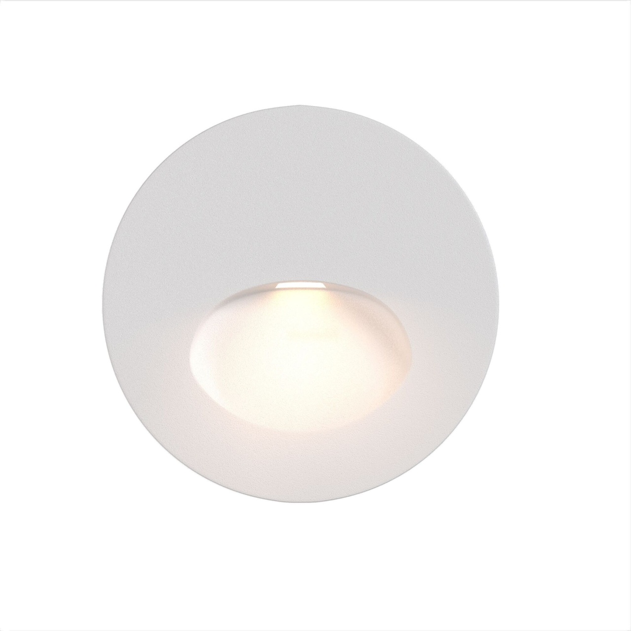 Aplica pentru scari LED Bil O015SL-L3W3K, 3W, 60lm, lumina calda, IP54, alba, Maytoni