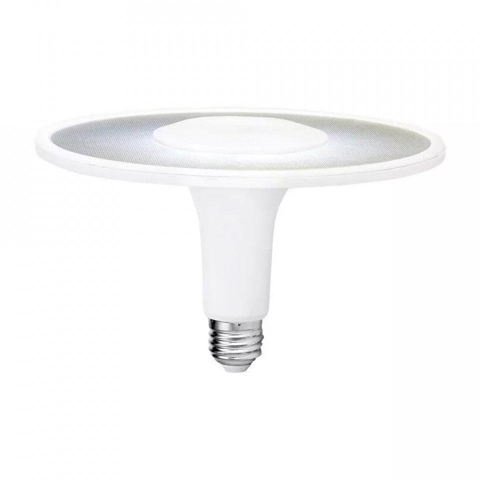 Bec LED Acrilic UFO, E27, 18W(70W), 1200lm, lumina rece 6400K, alb, V-TAC