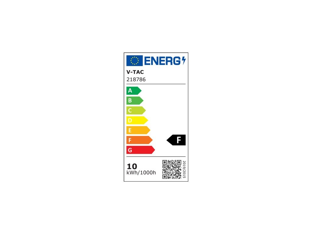 Bec LED GU10, 10W(70W), 1000lm, lumina calda (3000K), SMD, V-TAC