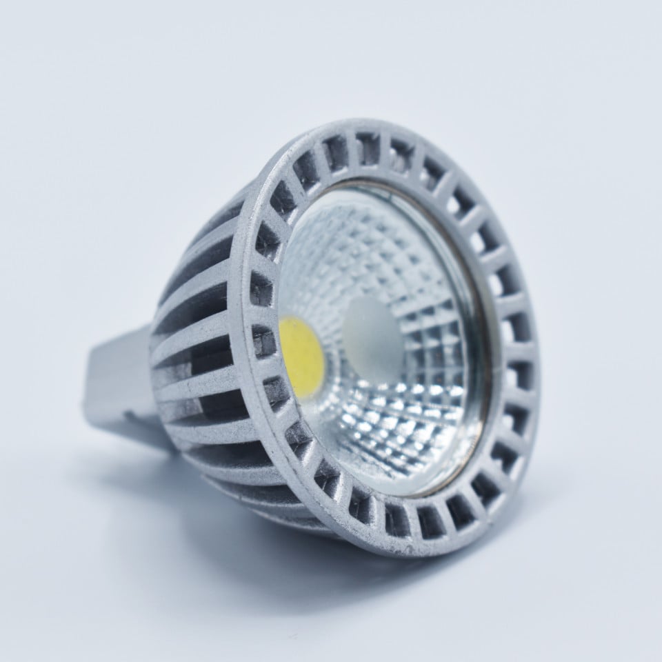 Bec led MR16 12V, 6W (35W), 400 lm, 50 grade, lumina rece (6000K), clar, Optonica - 3 | YEO