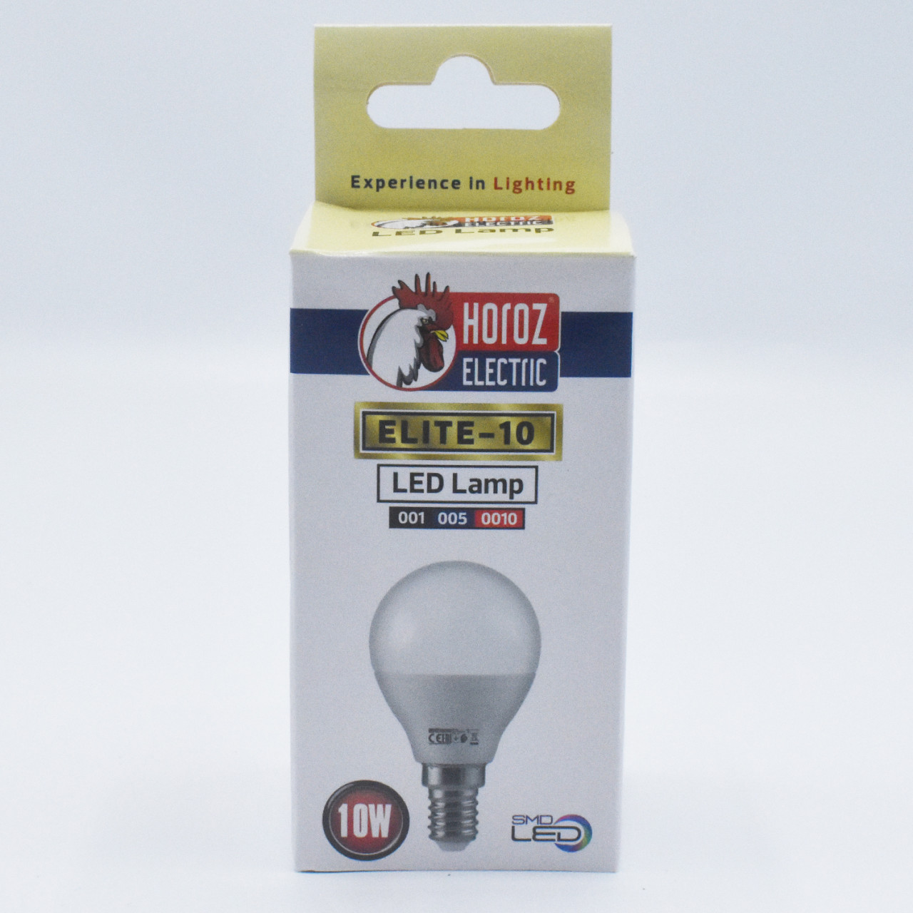 Bec LED sferic 10W(90W) Horoz Electric, E14, 1000 lm, lumina neutra (4200K), clasa energetica F - 2 | YEO