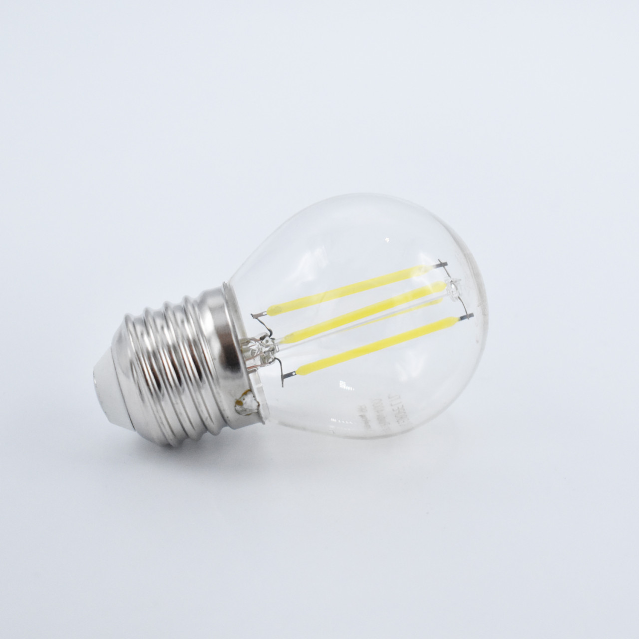 Bec LED Vintage filament V-TAC, 6W(45W), E27, G45, 600 lm, lumina rece (6400K), clasa energetica F - 3 | YEO