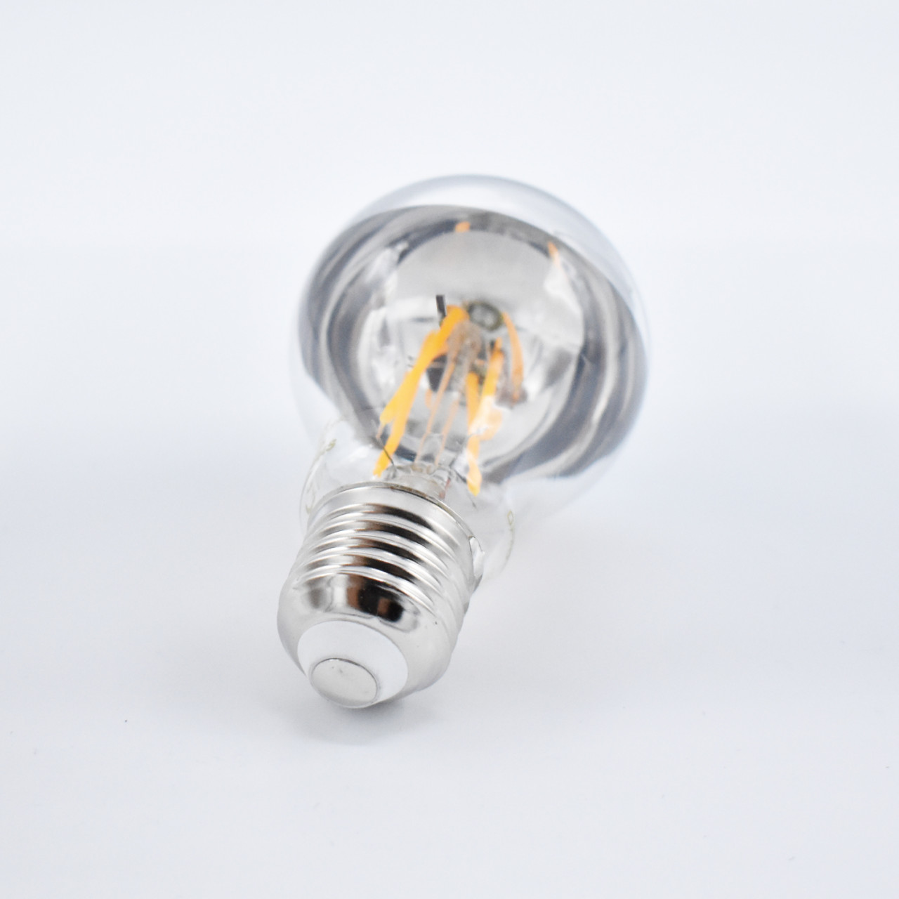 Bec LED Vintage Optonica, 4W(27W), E27, A60, 400 lm, lumina calda (2700K), finisaj argintiu, clasa energetica F - 3 | YEO