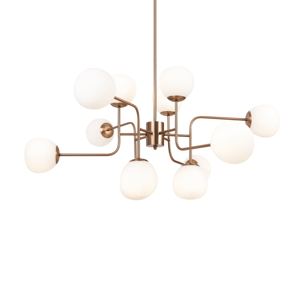 Candelabru Erich MOD221PL-12G, 12xE14, alb+auriu, IP20, Maytoni - 2 | YEO