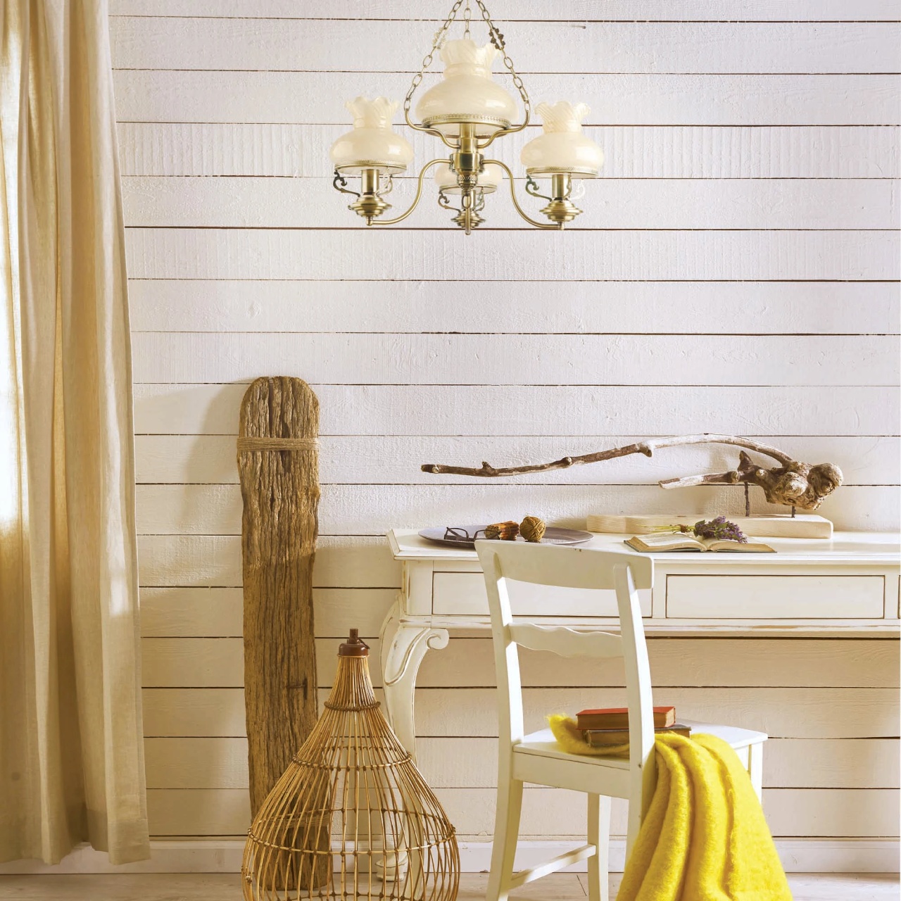 Candelabru Russet KL104004, 4xE27, bronz si crem, stil vintage, IP20 - imagine 10