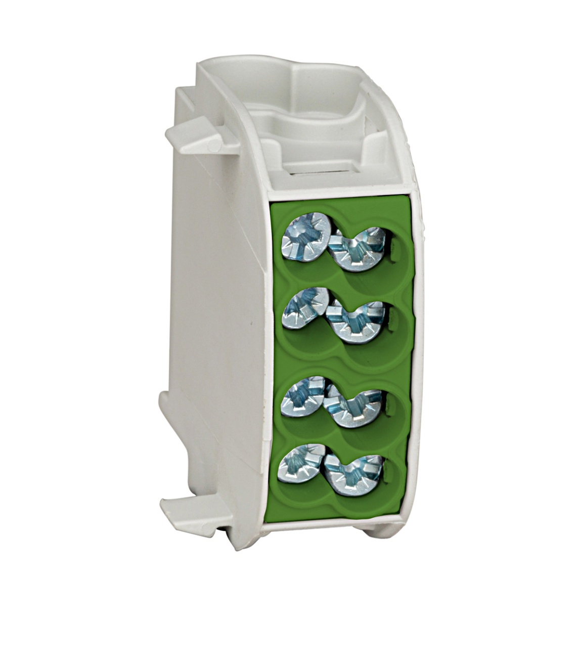 Clemă derivaţie, 25mmp, 1P, 4 pct conectare, PE