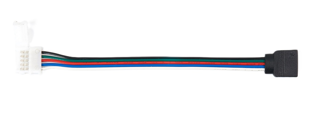 Conector alimentare cu clema banda led RGBW cu 15 cm cablu - imagine 4