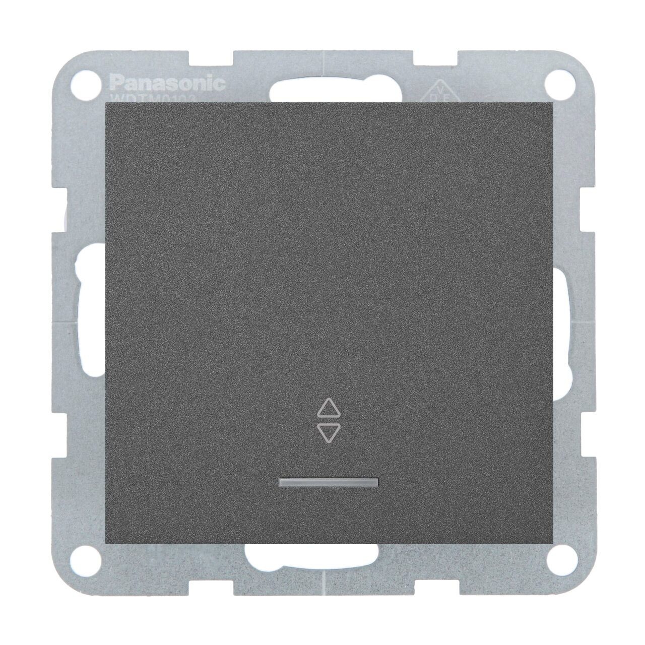 Intrerupator cap scara cu led 10A, IP20, Grafit, Panasonic Karre Plus 55
