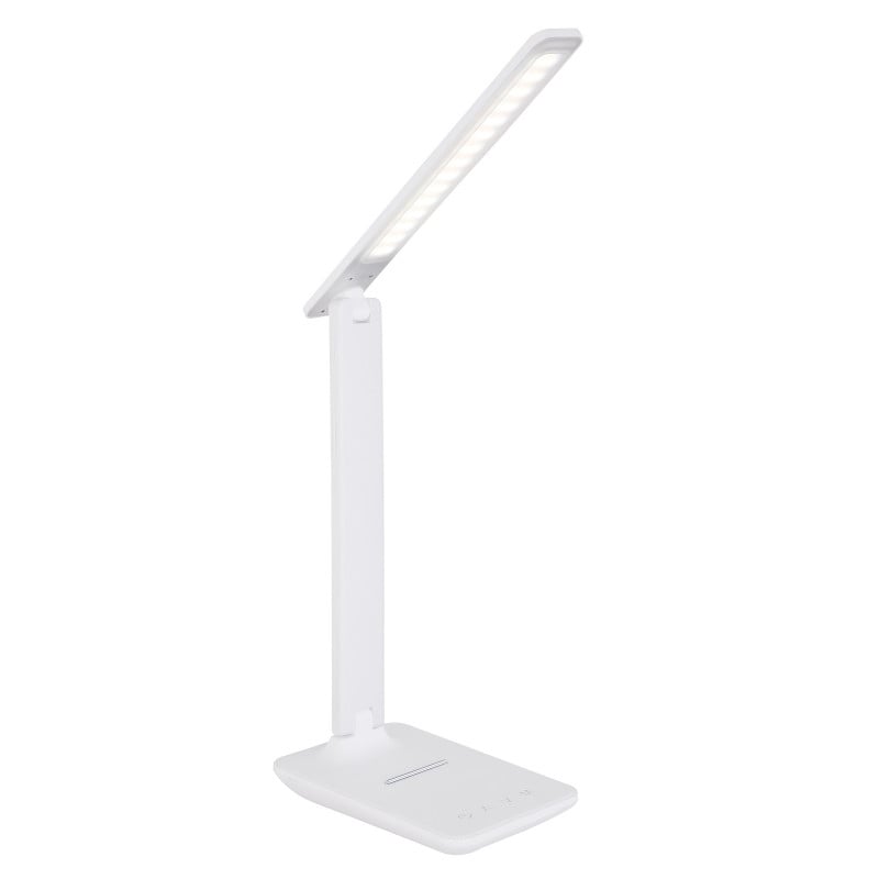 Lampa de birou LED Bulla 58400W, dimabila, cu intrerupator touch, 6W, 400lm, lumina rece, neutra, calda, alba, IP20, Globo