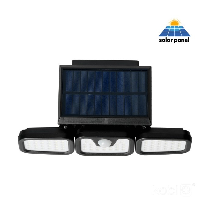 Lampa Solara LED Kobi, 2W, cu senzor de miscare si telecomanda, lumina rece(6000 K) - 3 | YEO