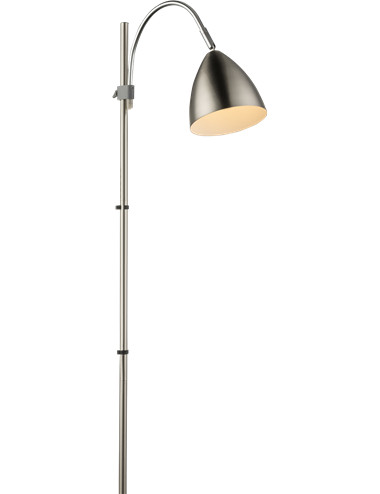 Lampadar Archibald 24857S, cu intrerupator, 1xE14, crom, IP20, Globo