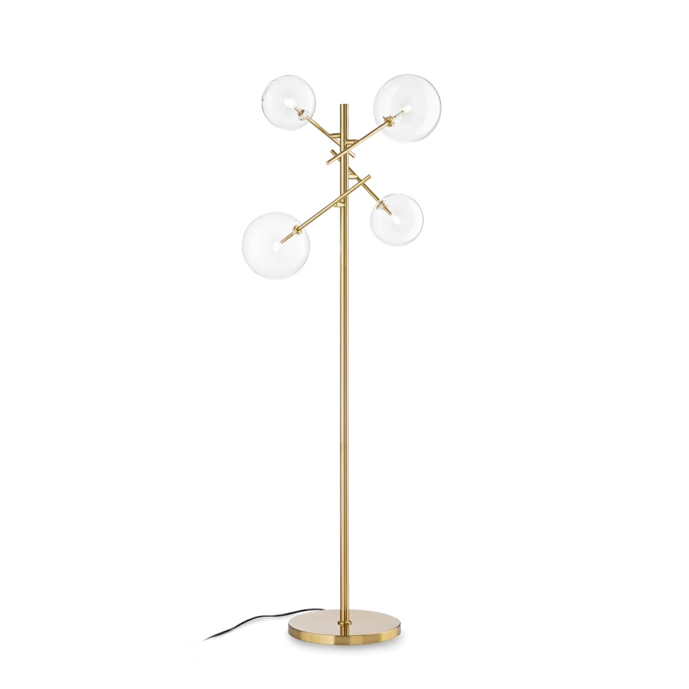 Lampadar Equinoxe 4xG4, auriu, Ideal Lux
