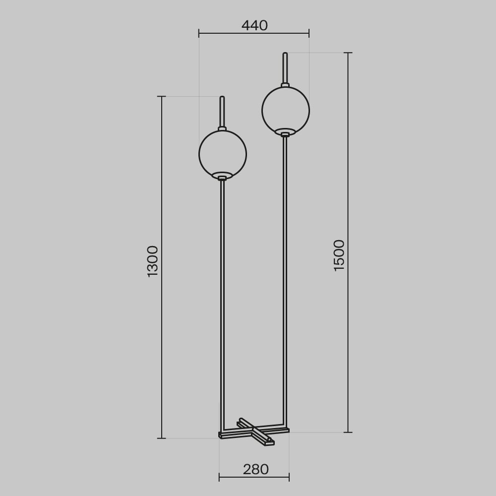 Lampadar LED Sixth Sense Z020FL-L12BS3K, 12W, 1100lm, lumina calda, IP20, auriu+alb, Maytoni