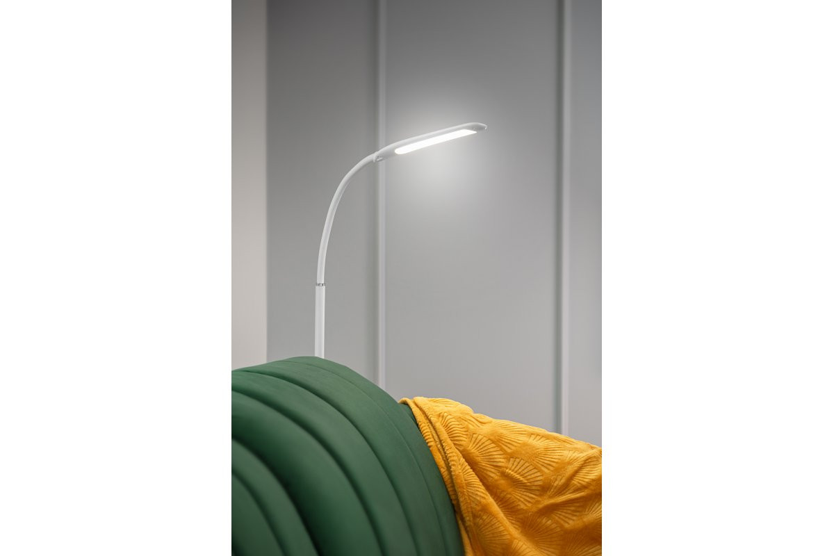 Lampadar LED York LP-YORK10W-00-DEC, cu telecomanda, 10W, 900lm, lumina calda, neutra, rece, alb, IP20, GTV