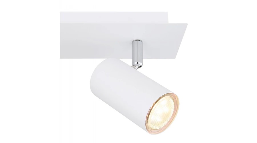 [Lichidare stoc]Spot Robby 57910-2W, 3xGU10, alb mat, IP20, Globo Lighting