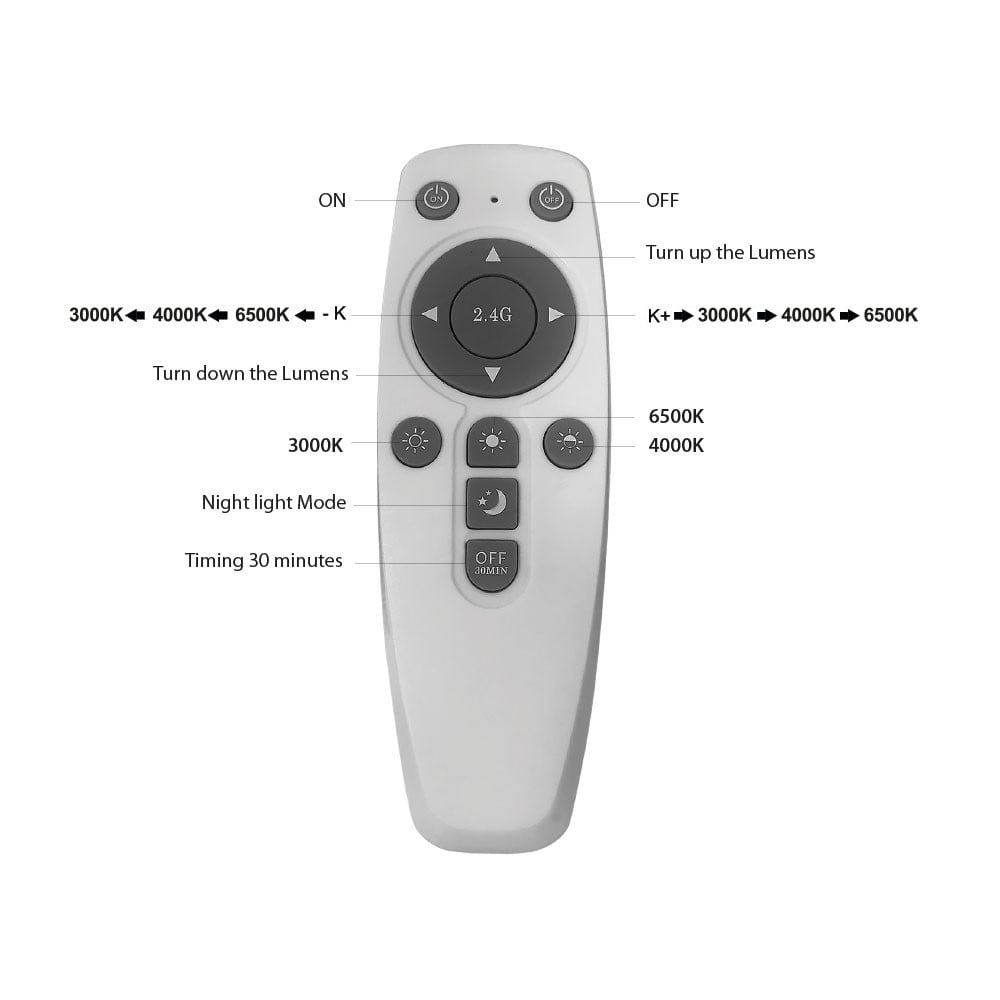 Lustra LED Blade BR-BH16-06297, rotunda, cu telecomanda, 45W, 4050lm, lumina calda+neutra+rece, IP20, maro, Braytron - 3 | YEO