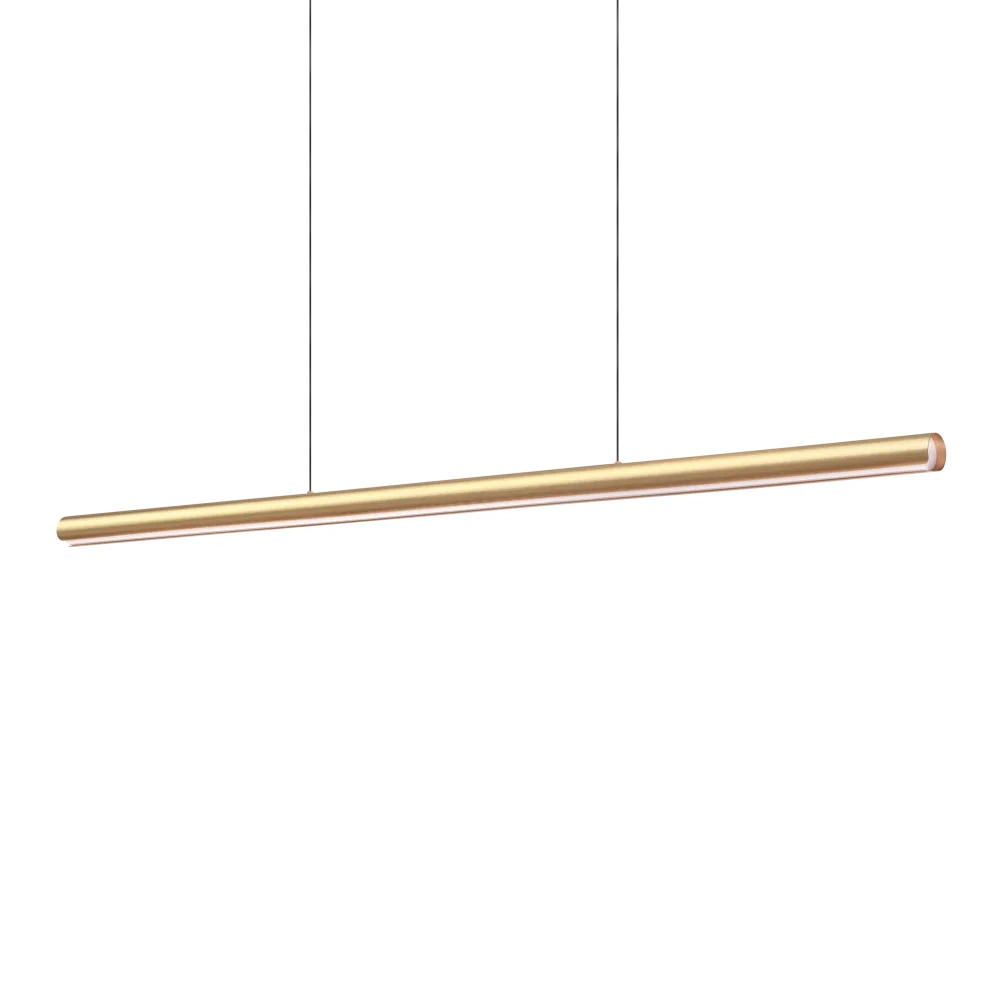 Lustra LED Dorica D45, 35W, 1470lm, lumina calda (3000 K), dimabila, IP20, cupru, Ideal Lux