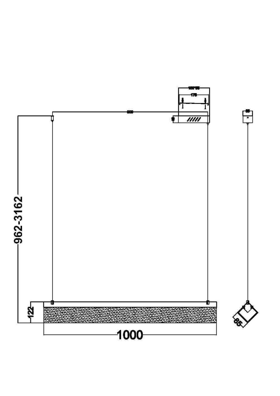 Lustra LED Petra MOD250PL-L36BSK, 35W, 2400lm, lumina calda, IP20, arama, Maytoni - 3 | YEO