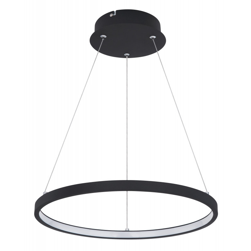 Lustra LED Ralph 67192-19B, dimabila, 19W, 1400lm, lumina calda, IP20, neagra, Globo Lighting - 1 | YEO