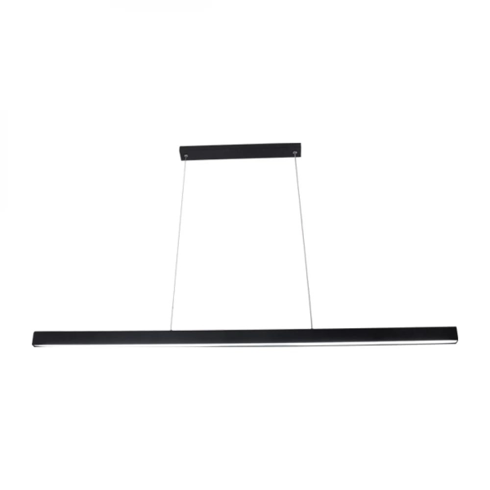 Lustra LED suspendata 30W, 1200mm, 3000lm, lumina calda+neutra+rece, IP20, neagra, Lina - 2 | YEO