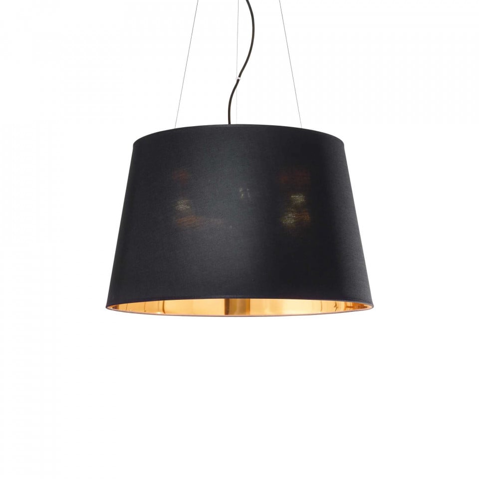 Lustra Nordik 161662, 6xE27, neagra, IP20, Ideal Lux