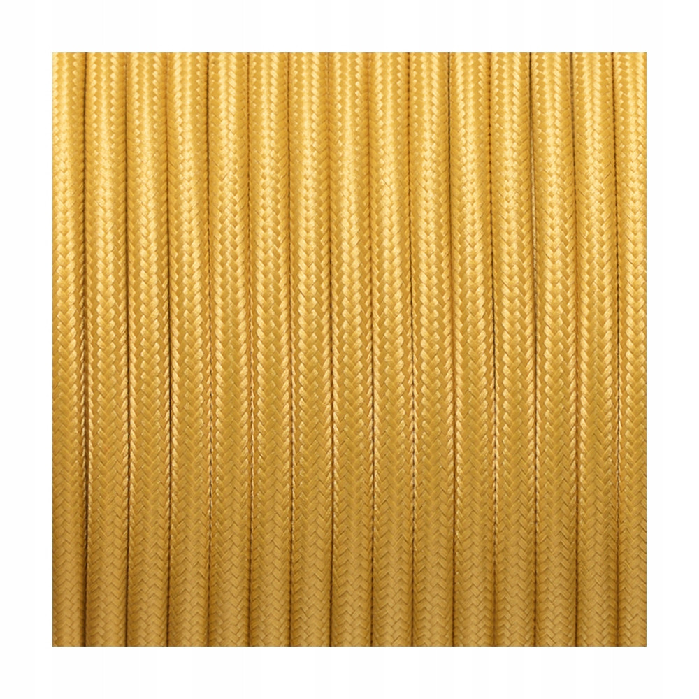 Pachet 2m Cablu Textil Auriu 2x0,75