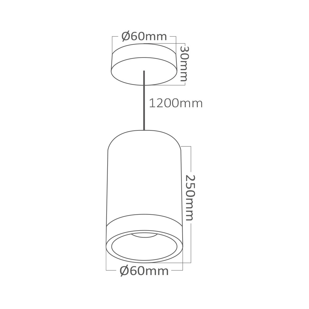 Pendul Beta, 1 bec, dulie GU10, auriu, Braytron