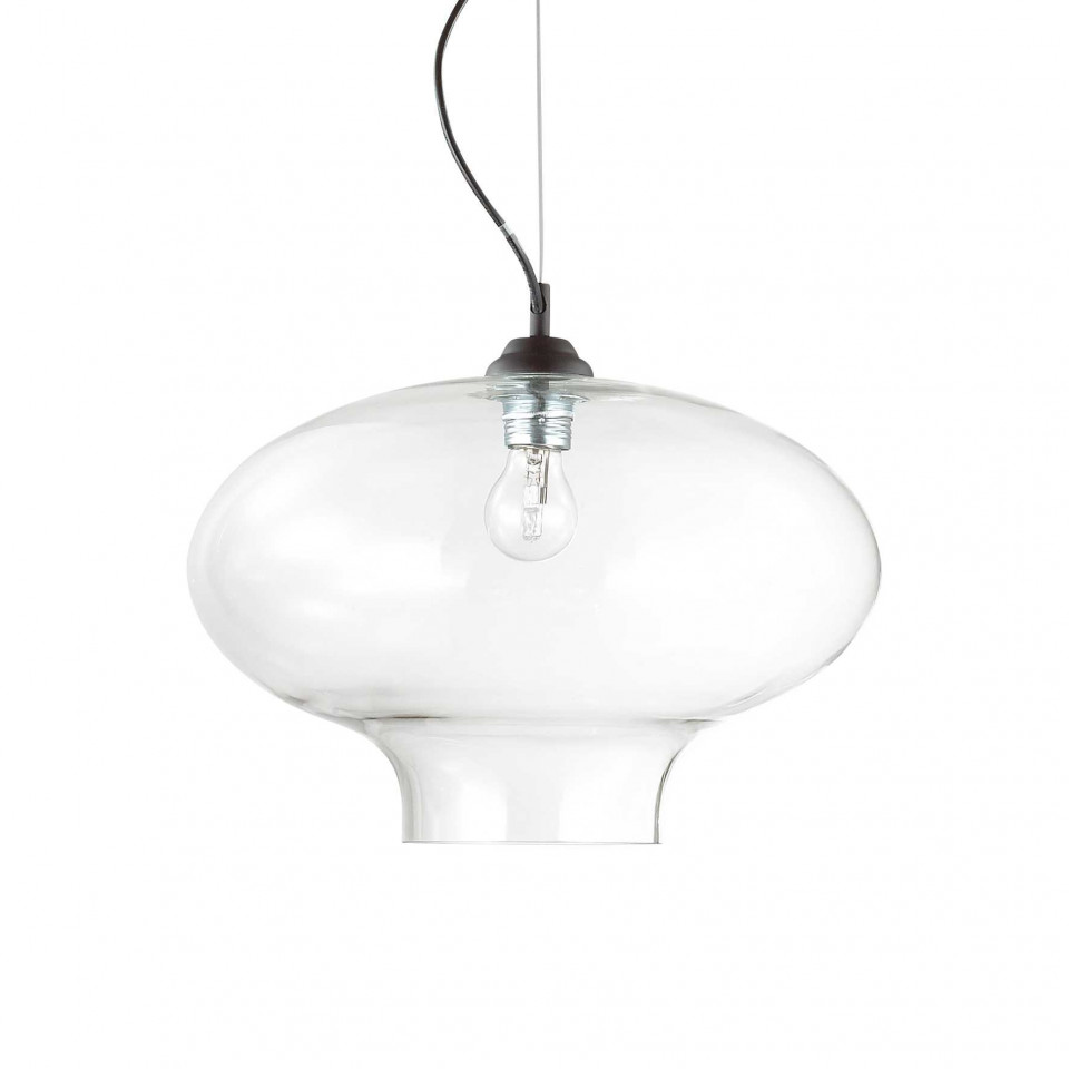 Pendul Bistro 120898, 1xE27, transparent, IP20, Ideal Lux