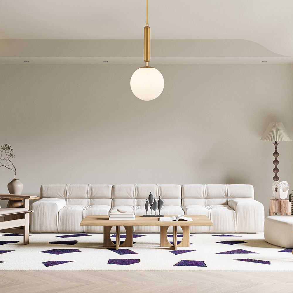 Pendul Braytron BR-BV01-00060, 1xG9, auriu+alb - imagine 2