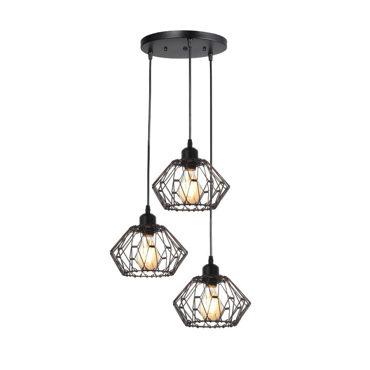 Pendul Formos SP3 R DC, 3xE27, crom, Klausen