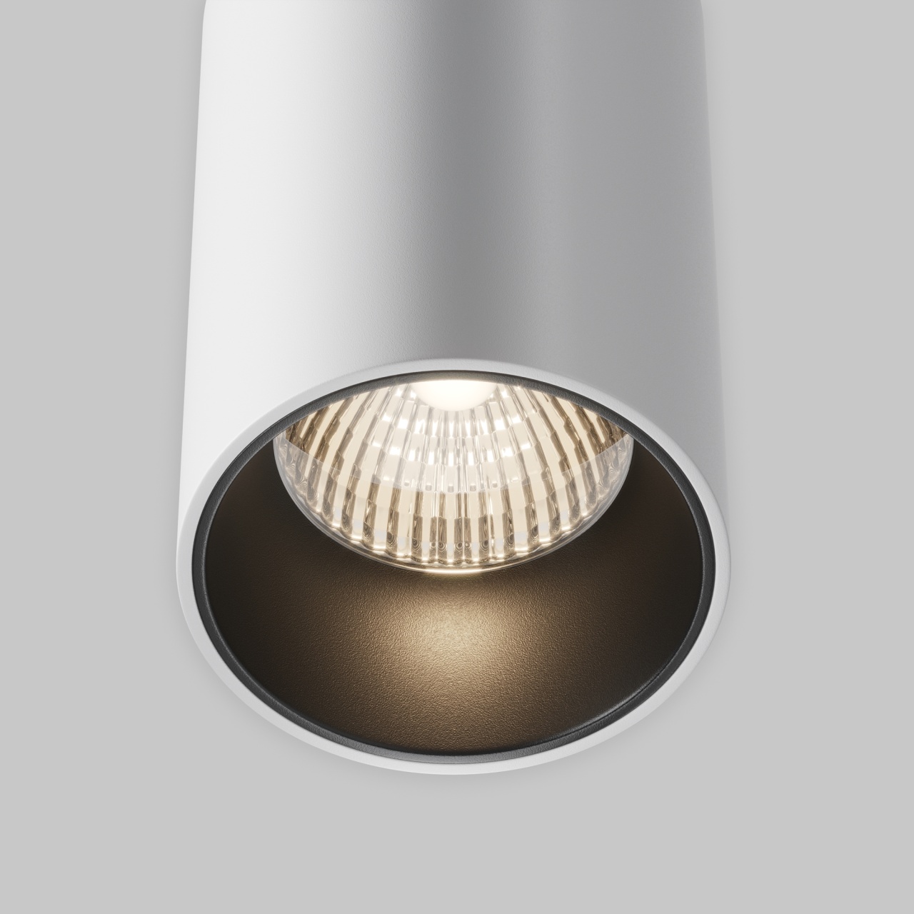 Pendul LED Efir P089PL-25W3K-W, 25W, 2180lm, lumina calda, IP20, alb+negru, Maytoni - 1 | YEO