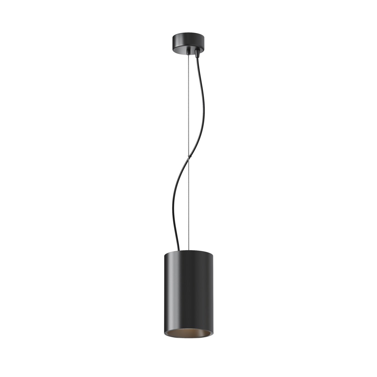 Pendul LED Efir P089PL-33W3K-B, 33W, 2730lm, lumina calda, IP20, negru, Maytoni