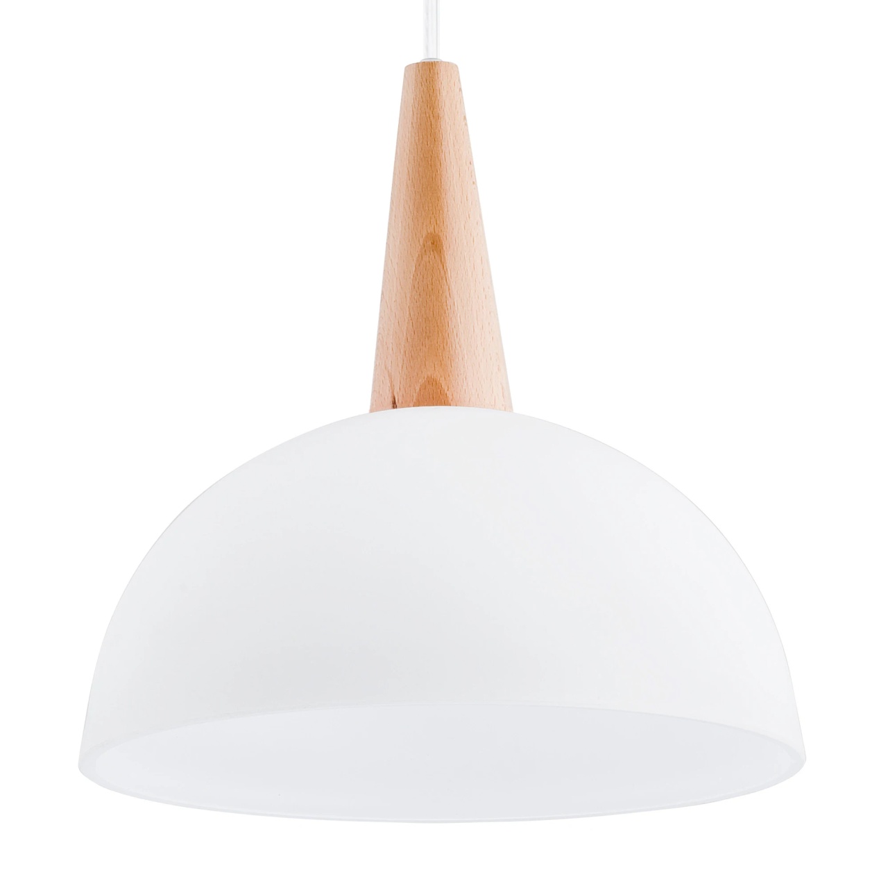 Pendul Maya KL111107, 1xE27, natur si alb, design modern, IP20 - imagine 5