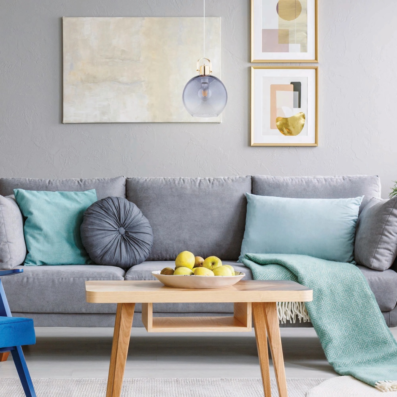 Pendul Sigmund KL111110, 1xE27, auriu + gri fumuriu, metal + sticla, stil modern, Klausen - imagine 2