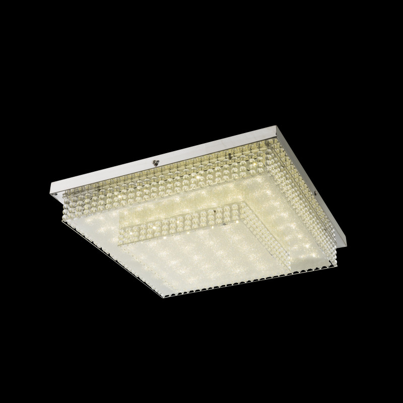 Plafoniera LED Cake 48214-24, 24W, 1870lm, lumina neutra, IP20, crom, Globo Lighting