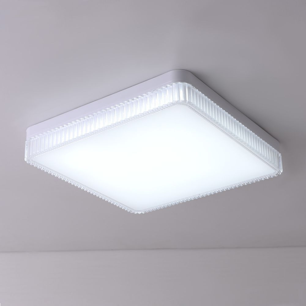 Plafoniera LED Electra KL151079, patrata, 48W, 5900lm, lumina neutra, IP20 alba, Klausen - 1 | YEO