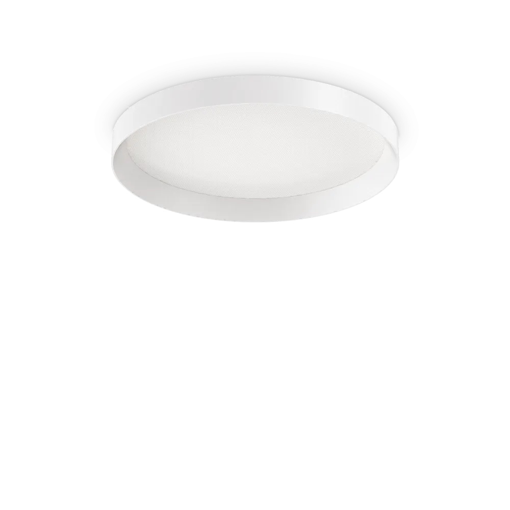 Plafoniera LED Fly D45, 26W, 2540lm, lumina calda (2700 K), IP40, alba, Ideal Lux