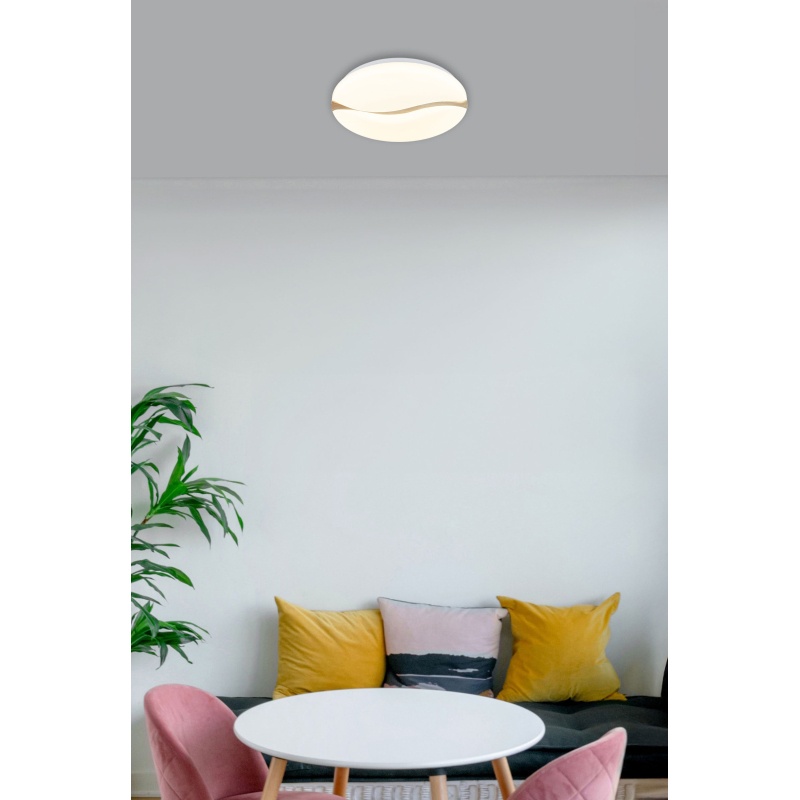 Plafoniera LED Leticia 24W, lumina calda/neutra/rece, functie memorie, alba, Globo Lighting - imagine 7