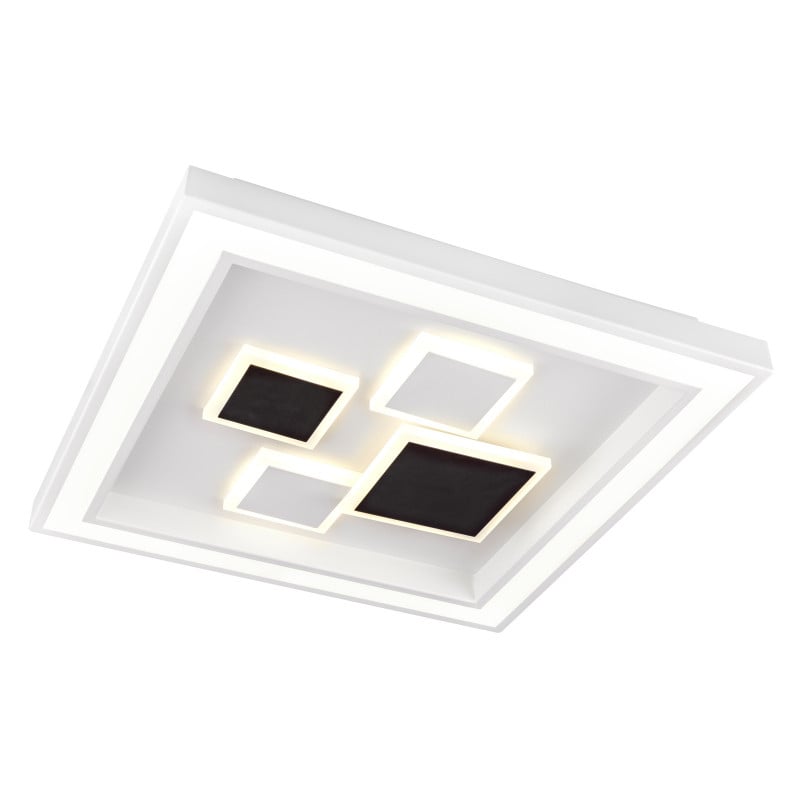 Plafoniera LED Nolo 48405-50Q, cu telecomandă, 50W, 3300lm, lumina calda+neutra+rece, IP20, alba, Globo Lighting