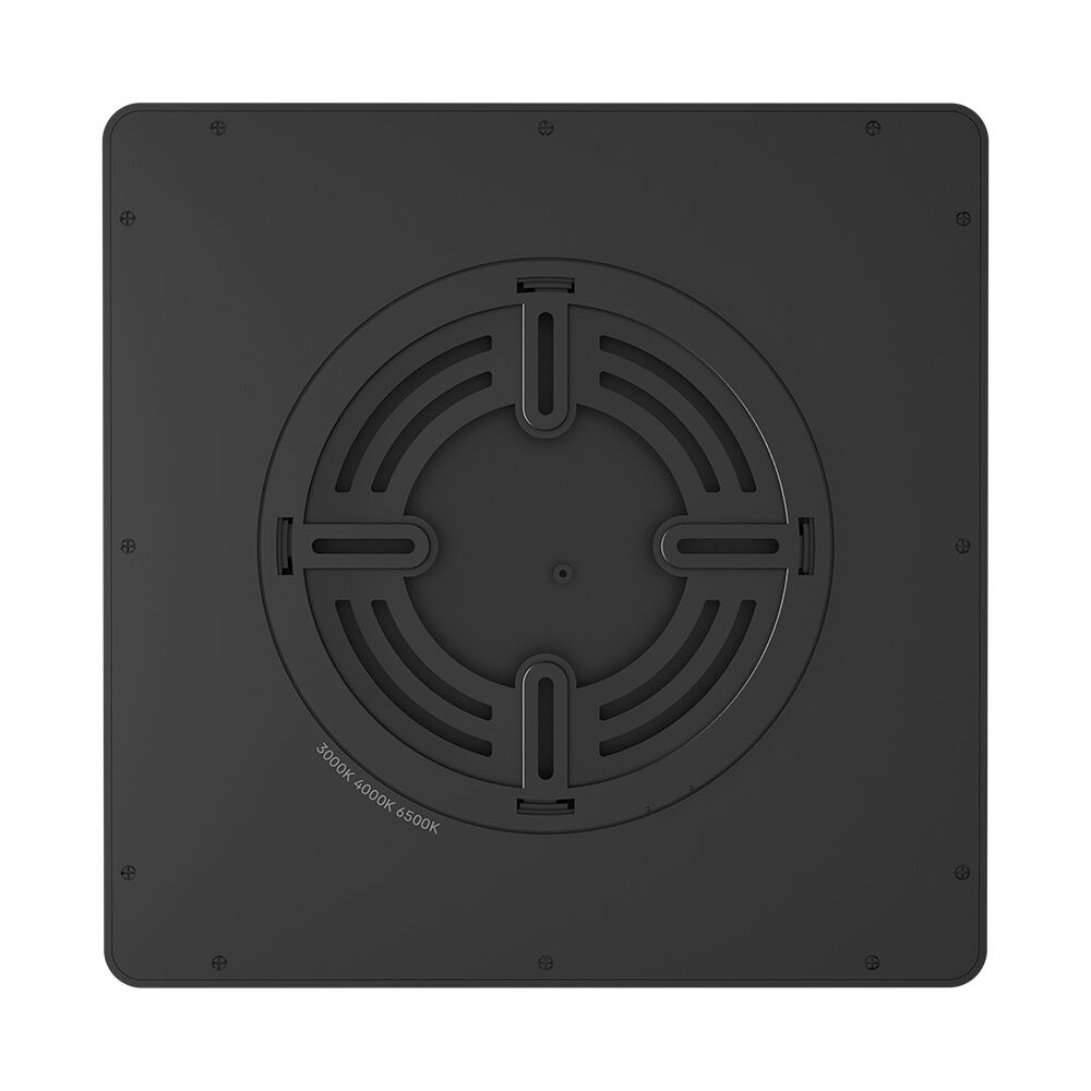 Plafoniera LED patrata Jade 20W, lumina calda/neutra/rece, neagra, IP40, Braytron - imagine 4