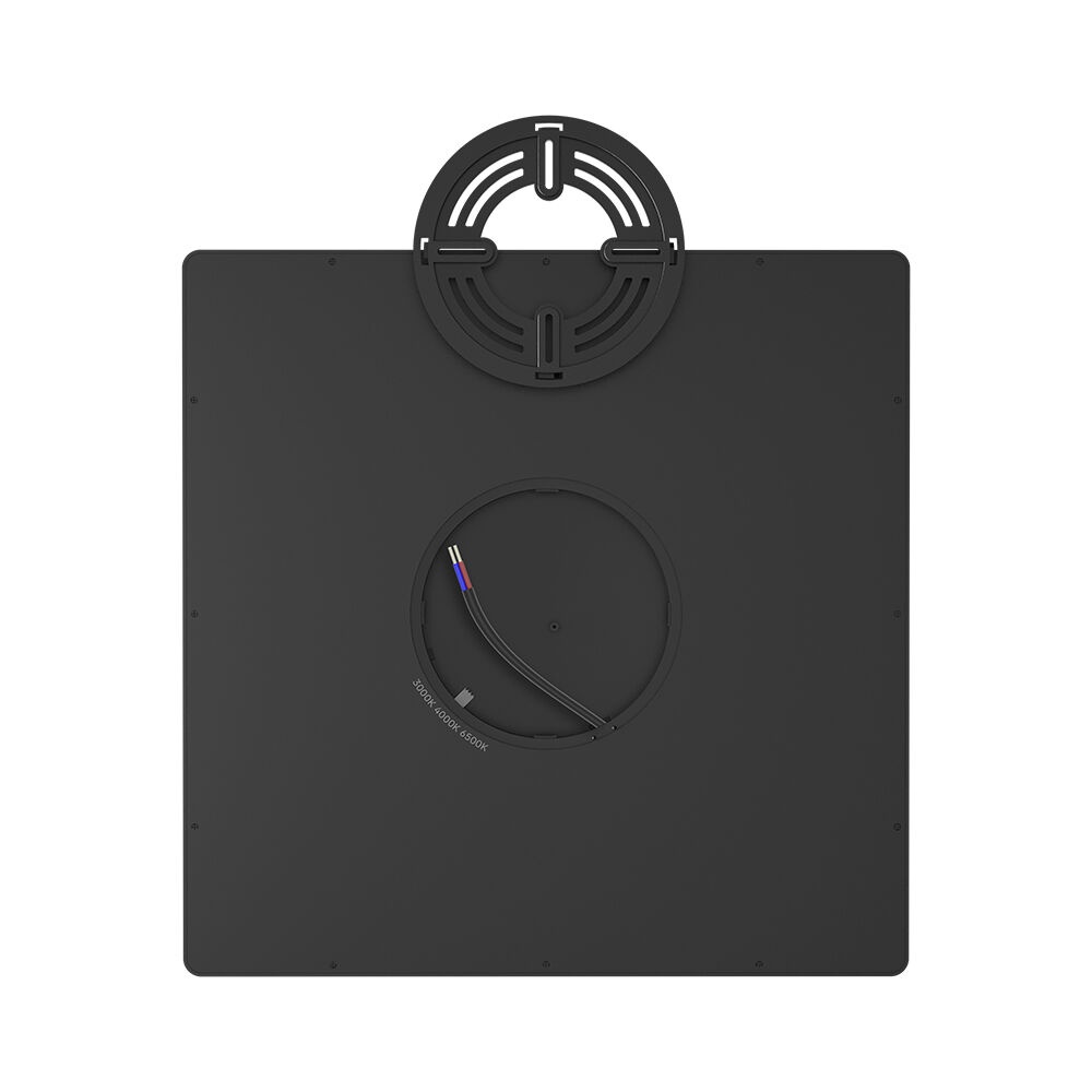 Plafoniera LED patrata Jade 36W, lumina calda/neutra/rece, neagra, IP40, Braytron - imagine 5