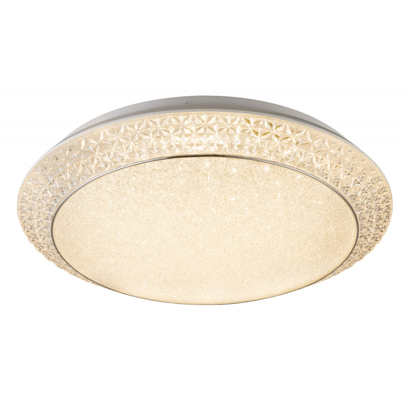 Plafoniera LED Ronja 41314-40, cu telecomanda, 40W, 2090lm, lumina calda+neutra+rece, IP20, alba, Globo Lighting