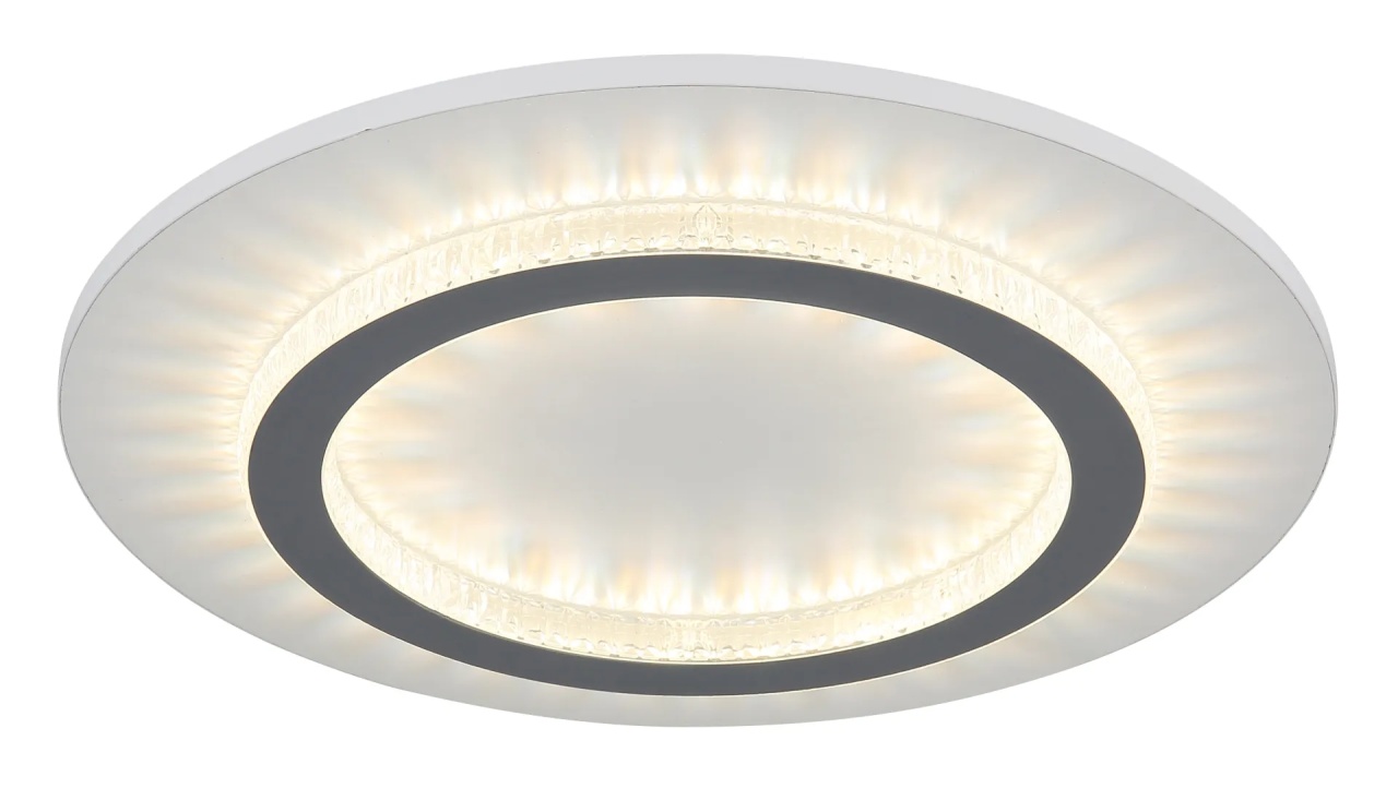 Plafoniera LED rotunda Jayden, 24W, 920lm, lumina calda/neutra/rece, IP20, gri/alba, Globo Lighting - imagine 5
