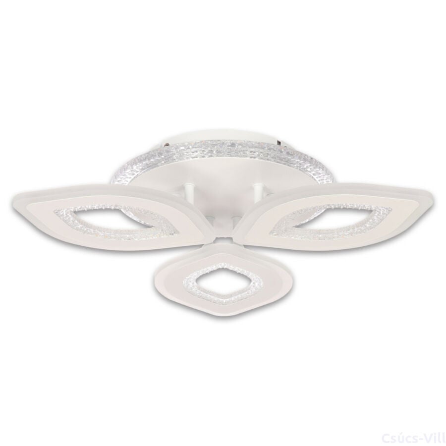 Plafoniera LED Smart Doris KL151051, dimabila, cu telecomanda, 74W, 6200lm, lumina calda+neutra+rece, IP20, alba, Klausen