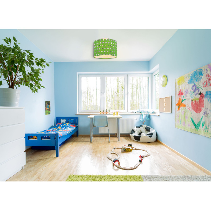 Plafoniera Lemmi 54009D, 1xE27, verde, IP20, Globo Lighting - imagine 3