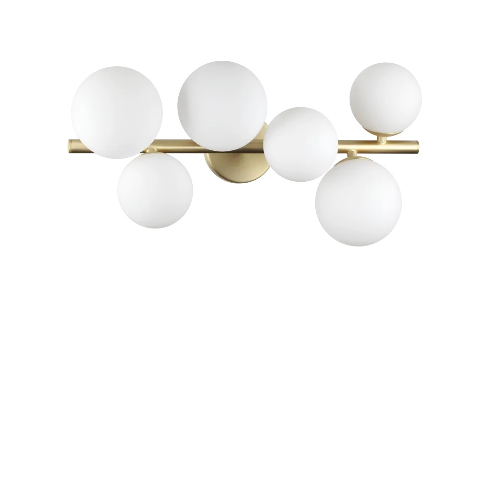 Plafoniera Perlage, 6xG9, IP20, alba, Ideal Lux