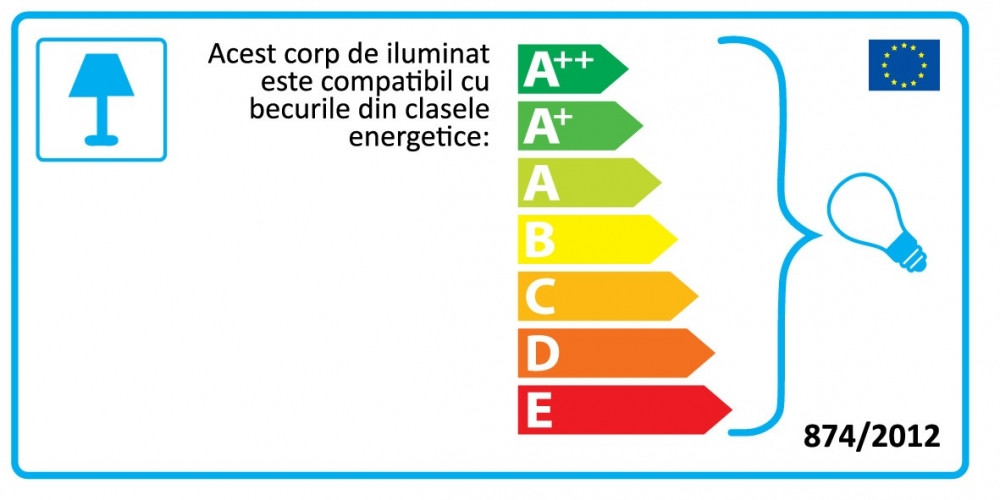 Plafoniera Tripper KL6474, 3xE27, alba+aurie, IP20, Klausen